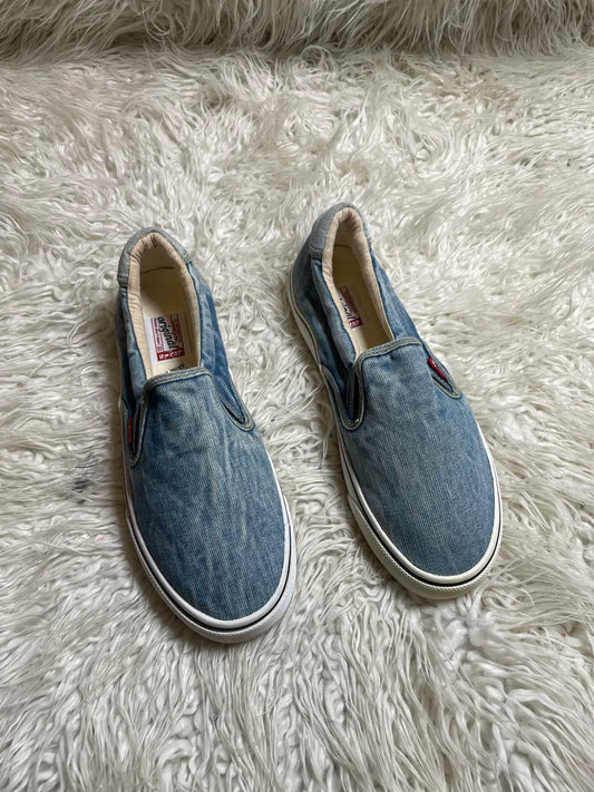 Levi's blue denim slip-on casual shoes