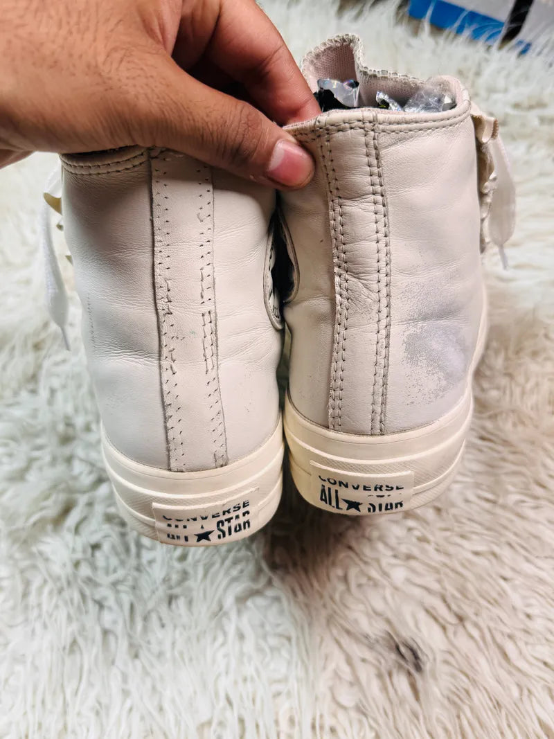 Chuck Taylor | White | Special Edition | High Heels Leather | Converse