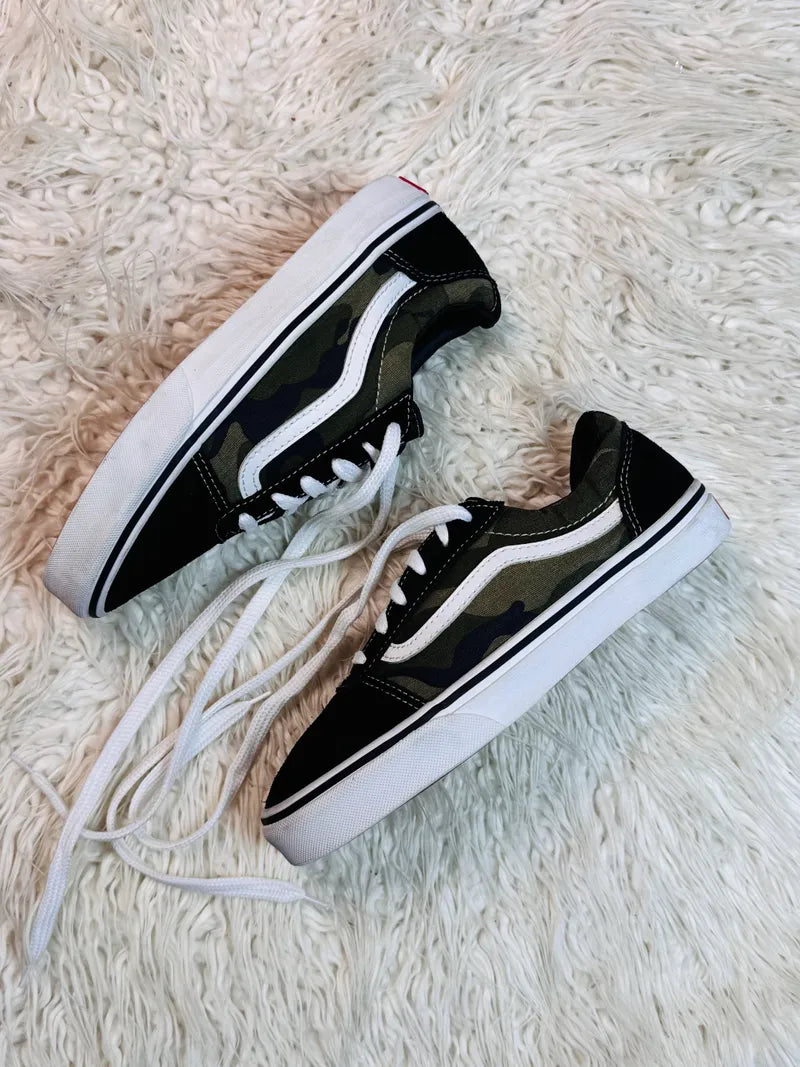 Vans | Black & White | Camo | Old Skool