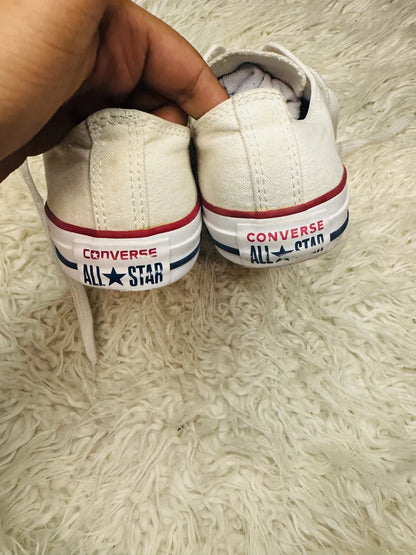 White Lo Top  All star red Strip ♥️🤍💙