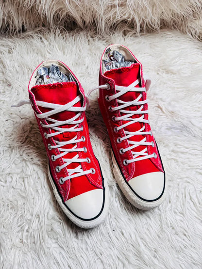 Chuck Taylor | Red & White | High top| Converse