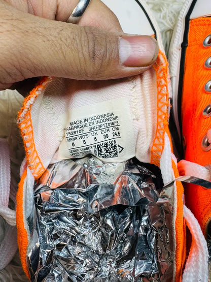 Converse | Orange & White | Low Top