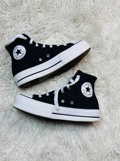 Chuck Taylor | Black & White | High top | High Heels