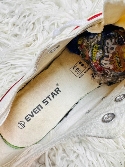 Even Star White Lo Top