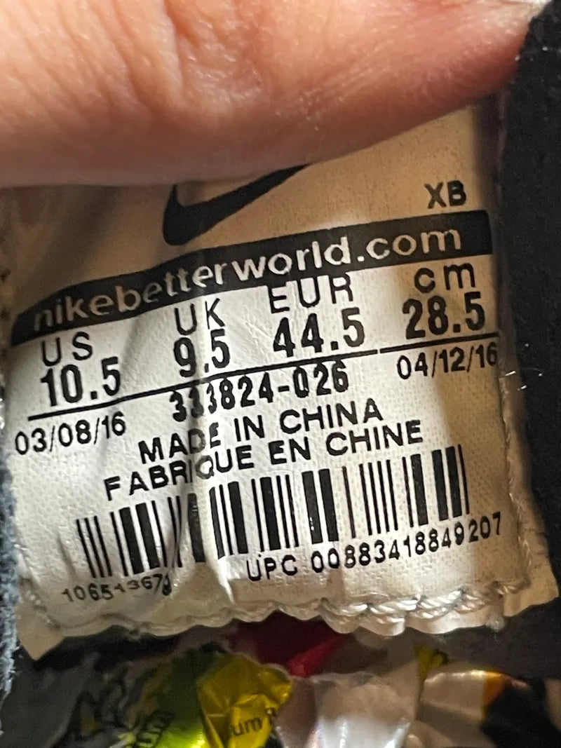 Nike lo top black sneakers