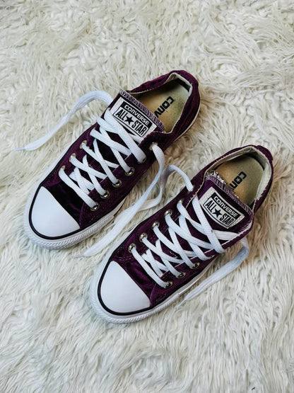 Converse Purple | Velvet Fabric | Limited Edition
