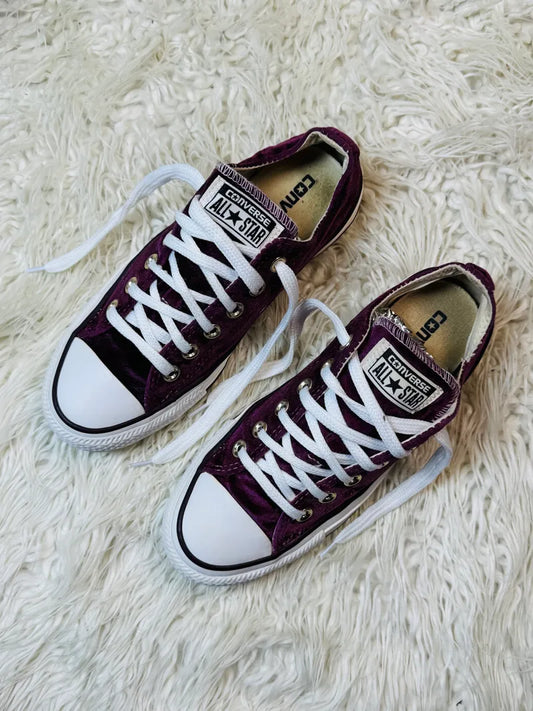 Converse Purple | Velvet Fabric | Limited Edition