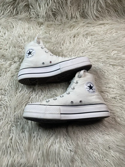 Chuck Taylor | White | High top| Converse | Platforms