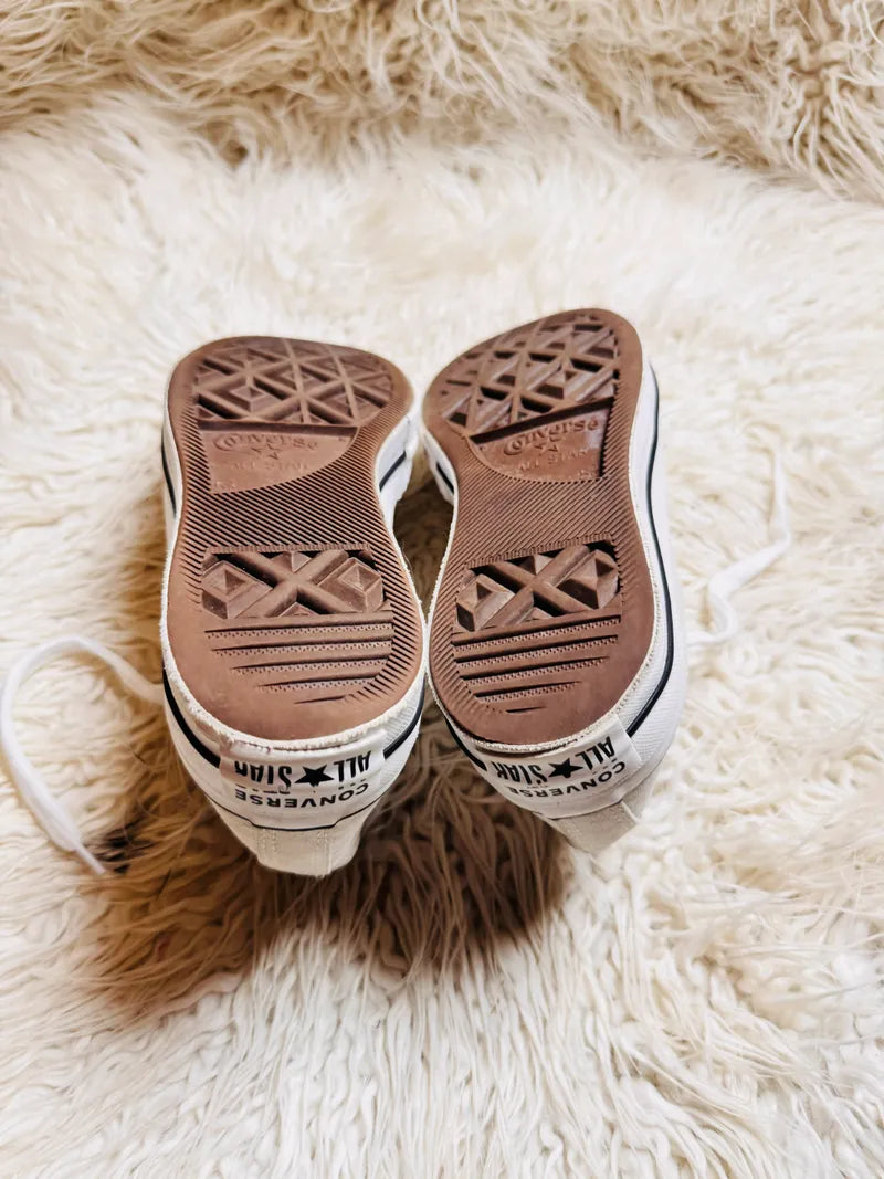 Chuck Taylor | White | High Heels | Converse Lo top