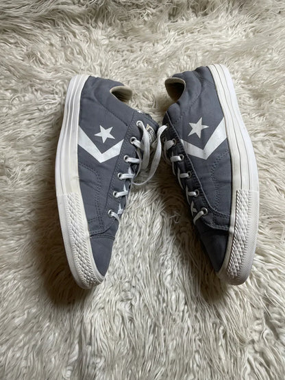 grey canvas low-top Converse Star Player Ox sneakers