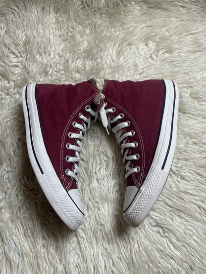Chuck Taylor | Maroon & White | High top| Converse