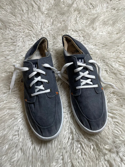 HUB Footwear | dark blue canvas low-top sneakers