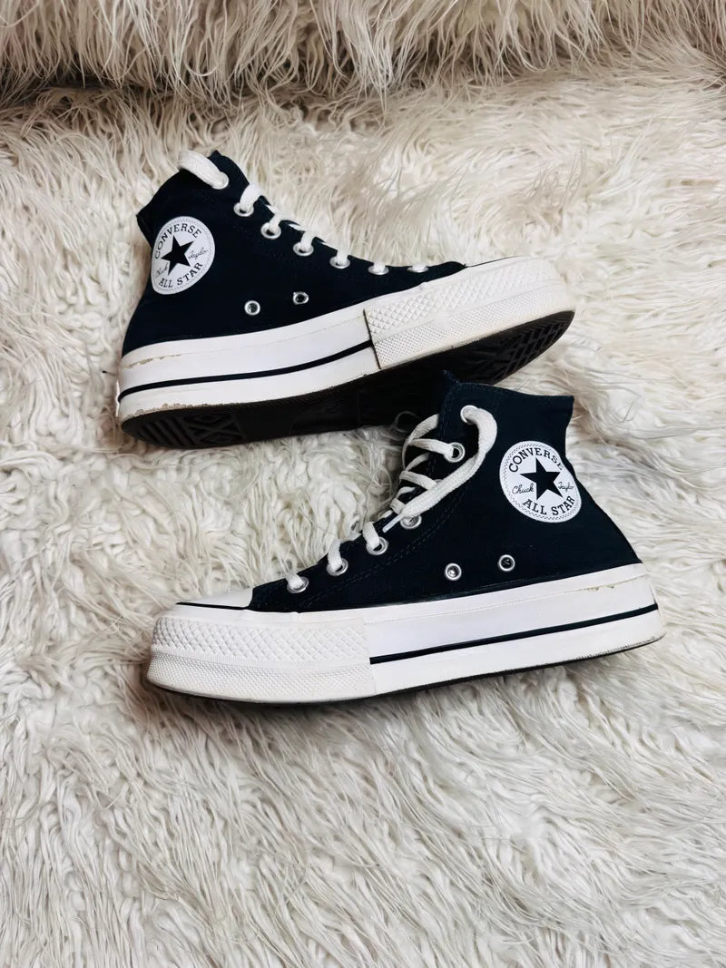 Chuck Taylor | Black & White | High Heels | Converse