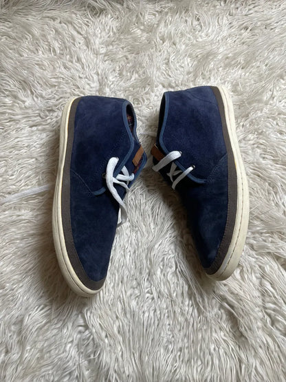 Navy Blue suede chukka sneakers