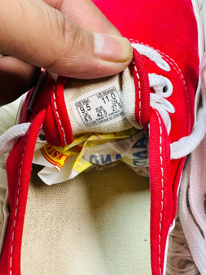 Vans Authentic | Red & White | Lo Top