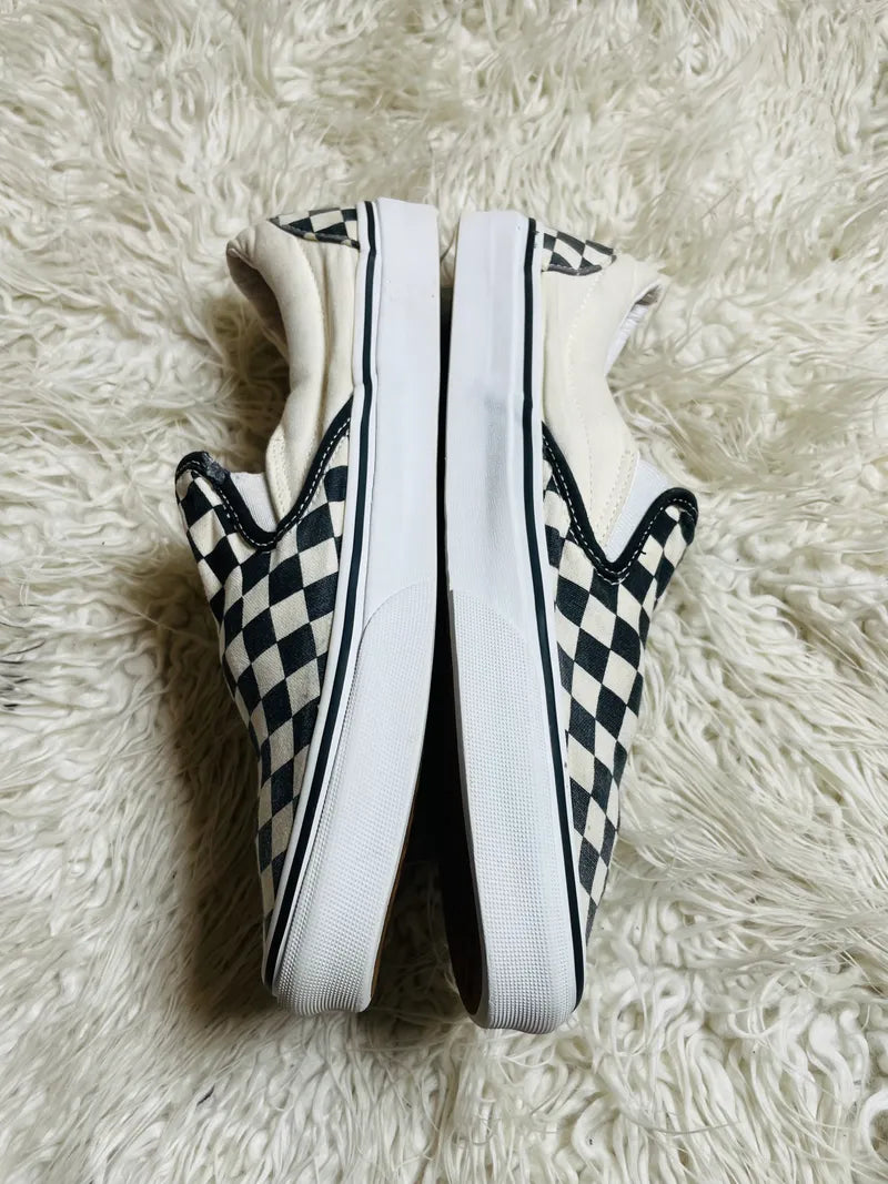 Vans Check Board 🤍🩶 Slip Ons