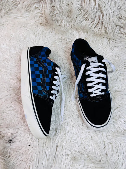 Converse | Black & White | Blue Checkers | All Star