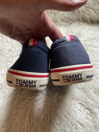 Dark Blue & White Slip-ons Tommy jeans