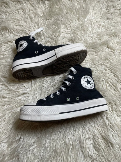 Chuck Taylor | Black & White | High top| Converse | Platforms