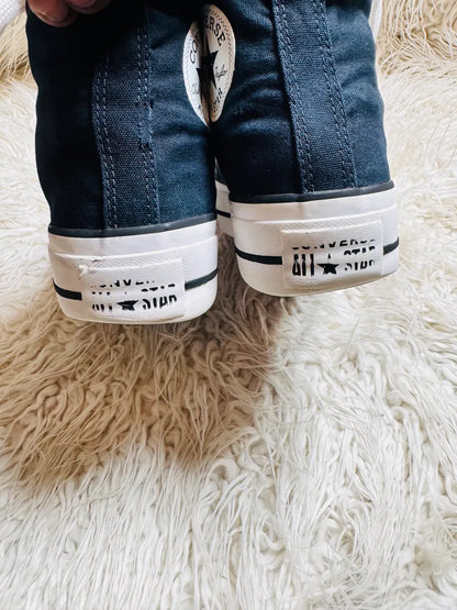 Chuck Taylor |  Black & White | High Heels | Converse