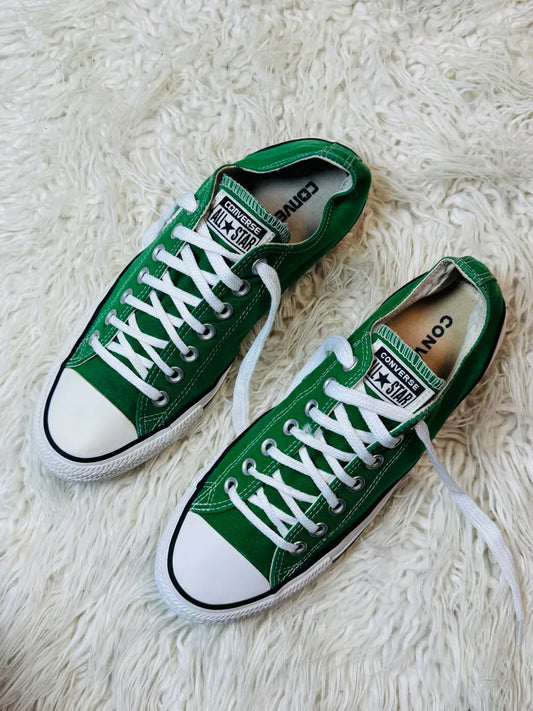 Converse Green & White