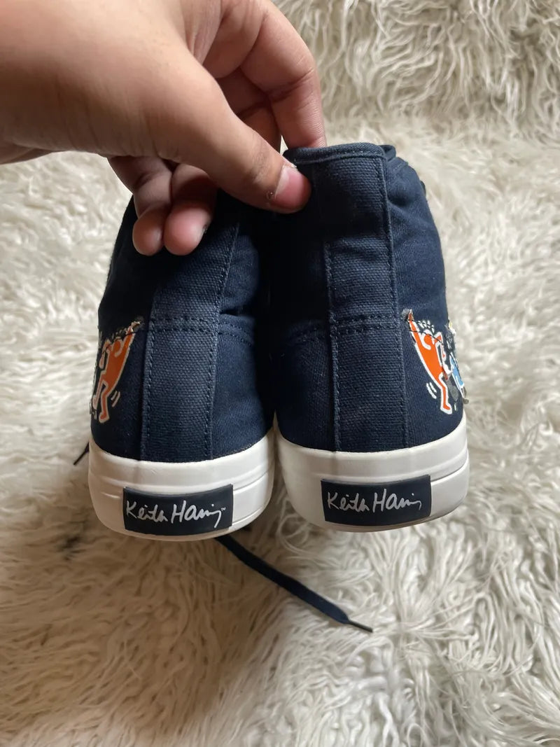 H&M for KEITH HARING scarpe  Dark Blue casual sneakers