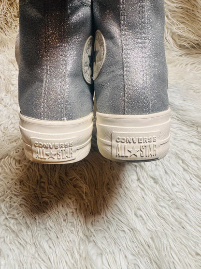 Converse Chuck Taylor All Star Lift Platform Glitter Shoes