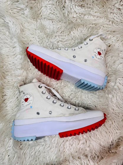 Run Star Hike Platform Y2K Heart High Top