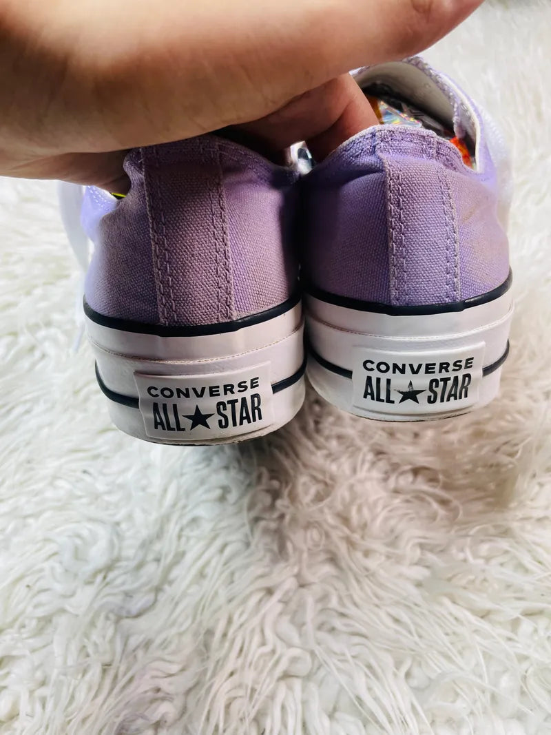 Chuck Taylor | Purple & White | Low top | Hi Sole