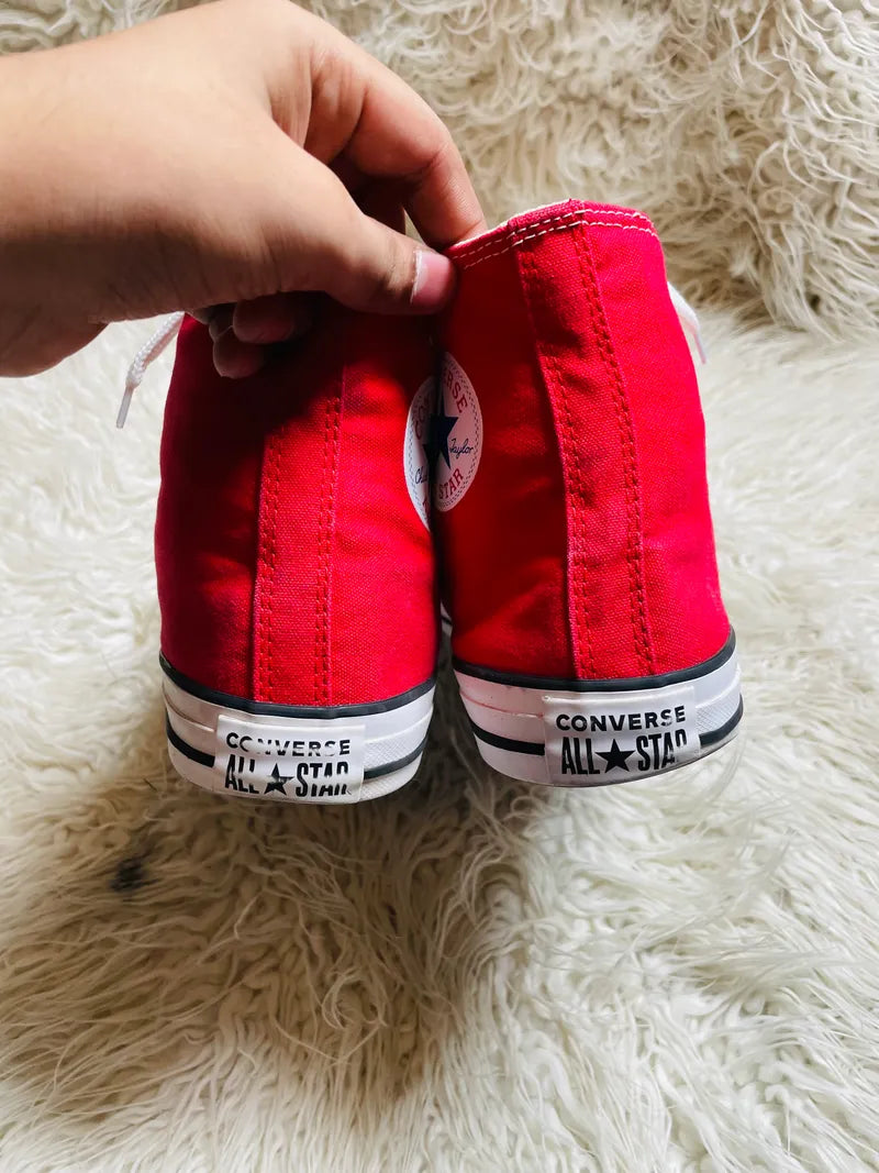 Chuck Taylor | Red & White | High top| Converse