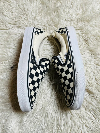 Vans Check Board 🤍🩶 Slip Ons
