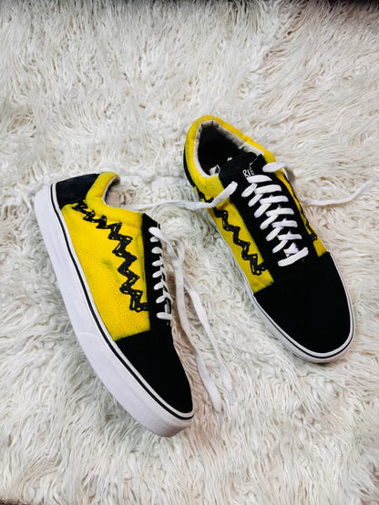 Vans | Yellow  Black & White | Lo Top | Old Skool