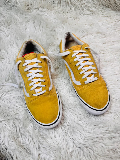 Vans Old Skool Yellow Lo Top Suede