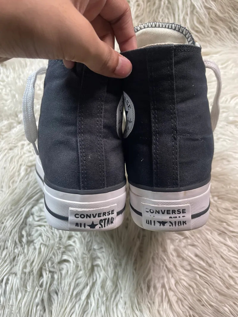 Chuck Taylor | Black & White | High top| Converse | Platforms