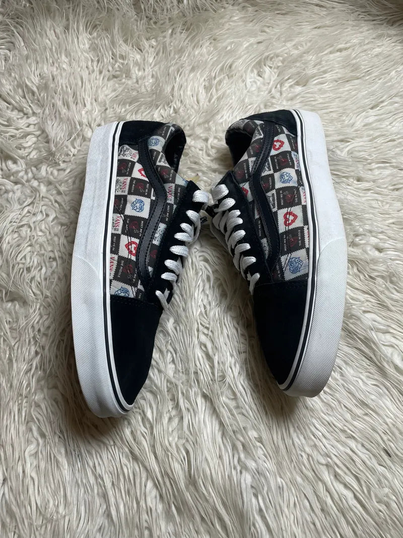Vans | Black & White | Lo Top | Old Skool Checkers