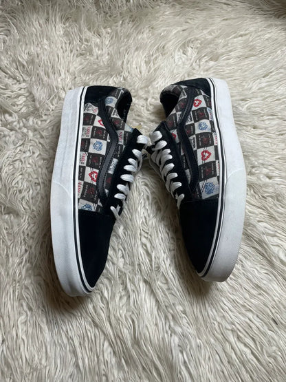 Vans | Black & White | Lo Top | Old Skool Checkers