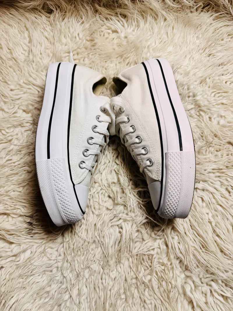 Chuck Taylor | White | High Heels | Converse Lo Top