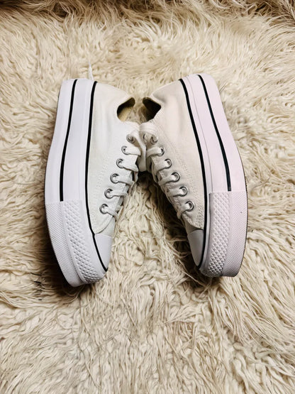 Chuck Taylor | White | High Heels | Converse Lo Top