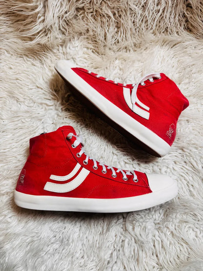 Jack & Jones Hi Top Red Sneakers