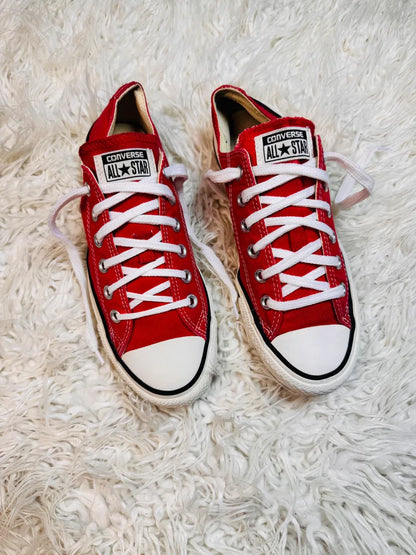 Converse LO Top Red Sneakers
