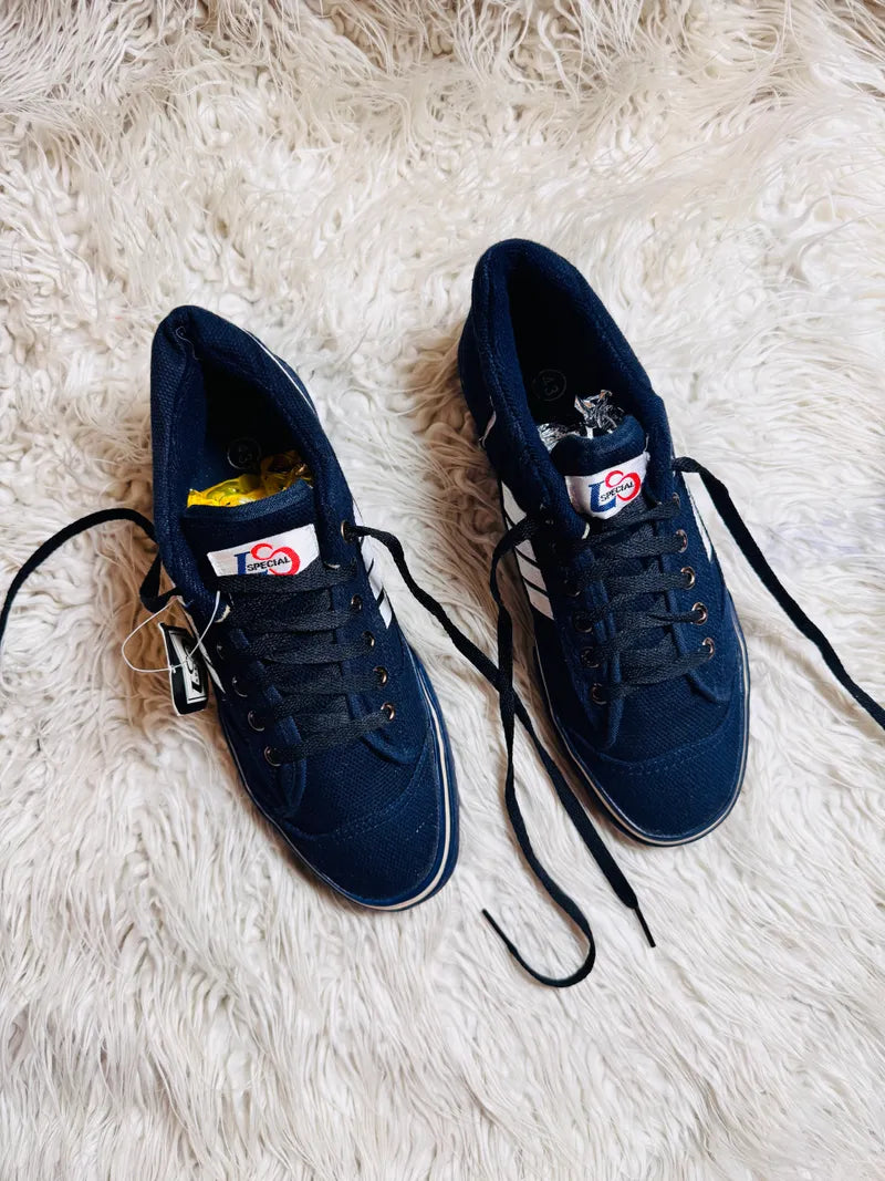 Men's Shoes Sneakers Lo Top Dark Blue