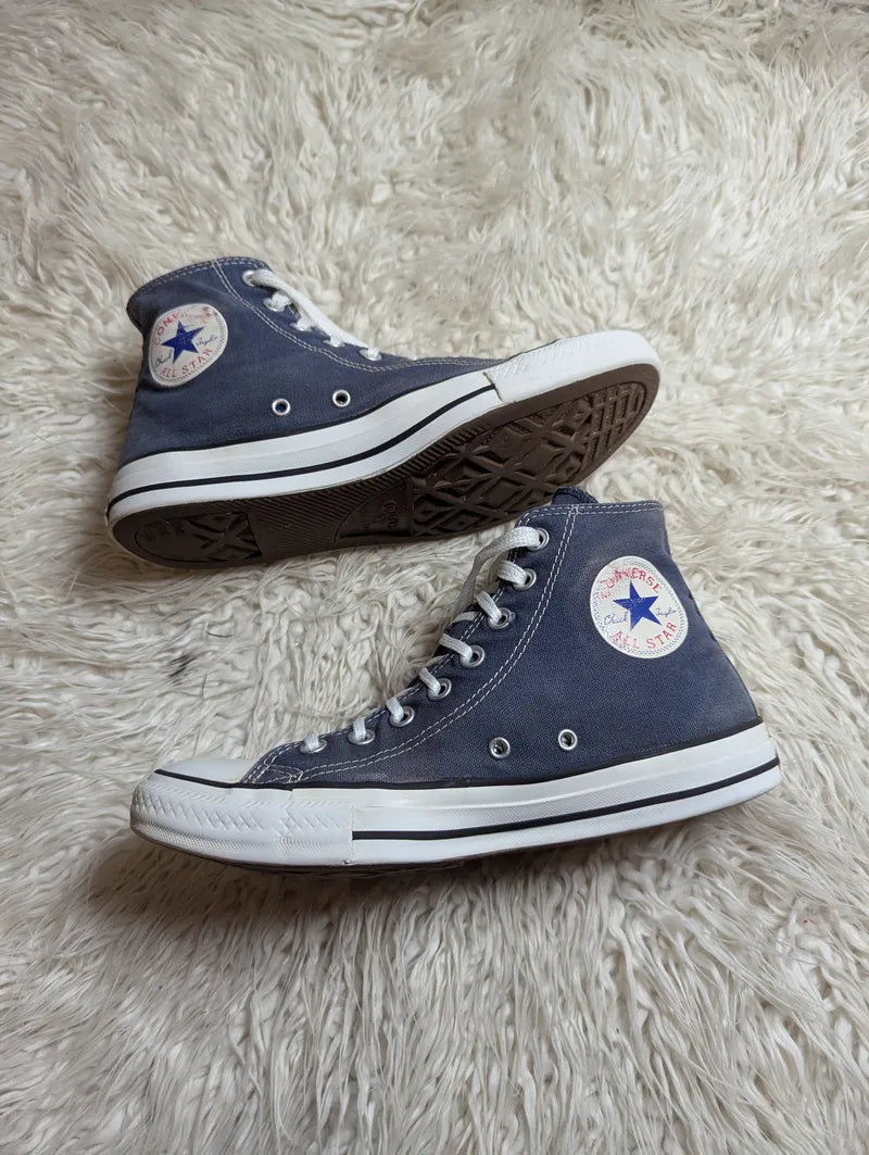 Chuck Taylor | Denim Blue & White | High top| Converse