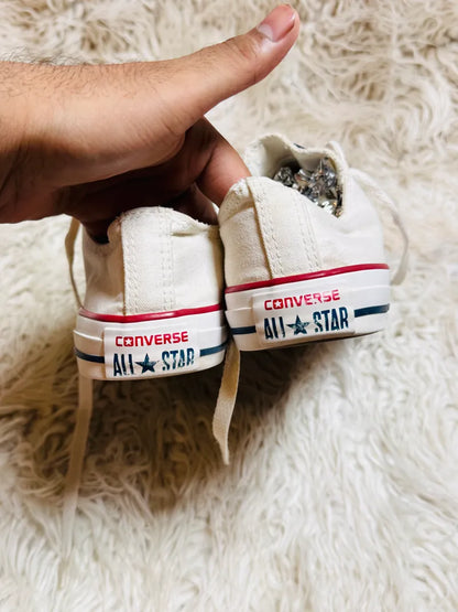 Chuck Taylor | White Red Blue strips | lo Top | Converse