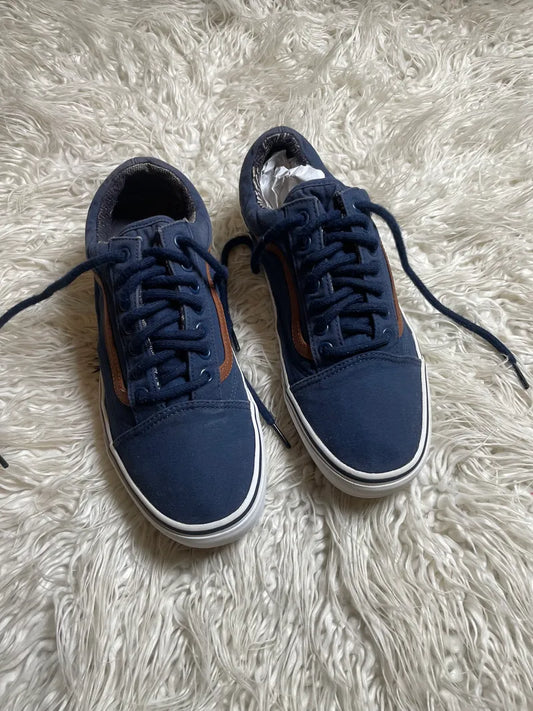 Vans | Navy Blue & White | Lo Top | Old Skool