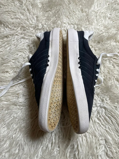 Black & White Lo Top Addias Sneakers