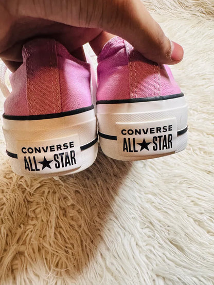 Chuck Taylor | Pink & White | High Heels | Converse