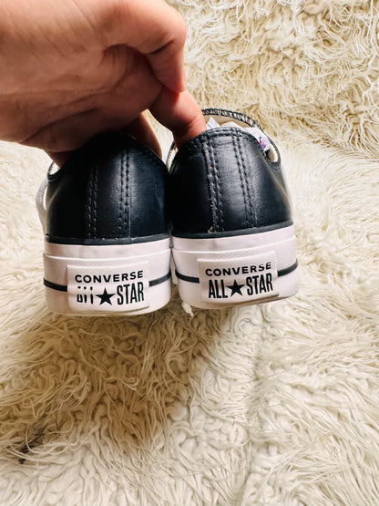 Chuck Taylor | Black & White | Leather | Lo top | Hi Sole