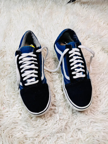Vans | Blue Black & White | Lo Top | Old Skool