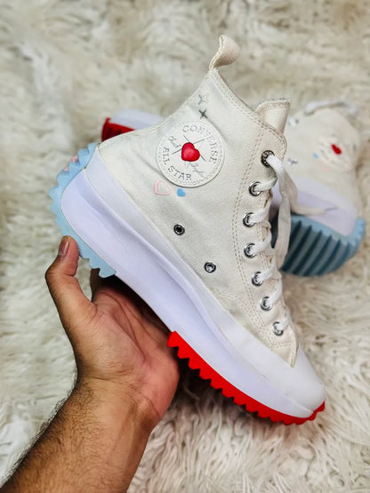 Run Star Hike Platform Y2K Heart High Top