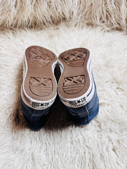 Chuck Taylor | Denim Blue & White | High top| Converse